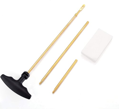 BOOSTEADY 7.62MM Cleaning Kit Pro .223/5.56 Rifle Gun Cleaning Kit with Bore Chamber Brushes Metal Pick Kit Brass Cleaning Rod in Zippered Organizer Compact Combo Case