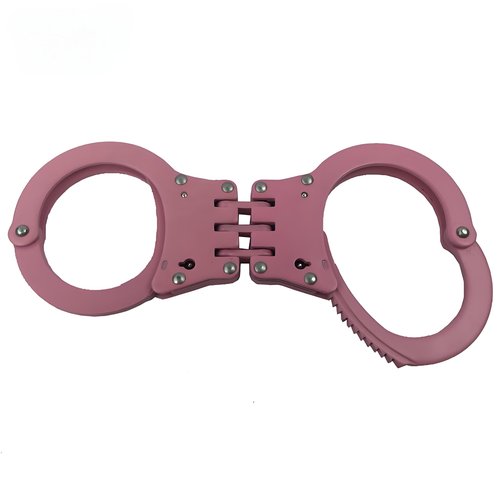 Yoghourds Double Lock Handcuffs, Adjustable Heavy Duty Steel Wrist Cuffs with 2 Keys & Handcuffs Holster in Police Edition Professional Grade, Silver
