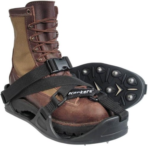 Korkers TuffTrax Overshoe Cleats for Work Boots - 36 Steel Spikes - XL Size