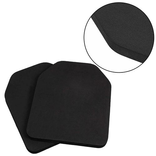 RUENXG 3-Pack EVA Foam Vest Insert Plates 12.8x9.6x1.78 Inch Shock-Absorbing Lightweight Padding for Fitness Training Outdoor Activities & Sports – Durable Universal Fit (Black)