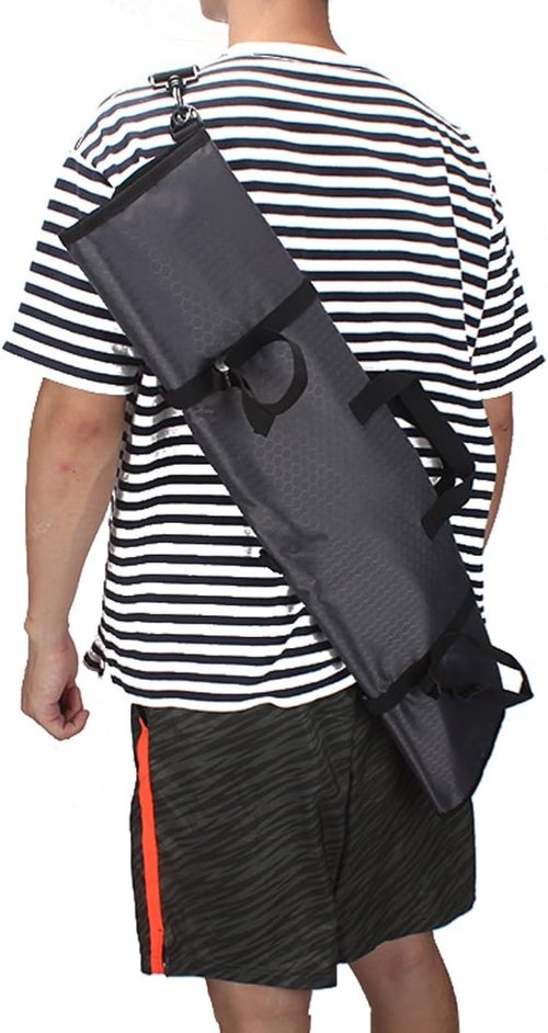 Kratarc Archery Lightweight Rolled-Up Takedown Recurve Bow Case Bow Bag with Arrow Tube Holder