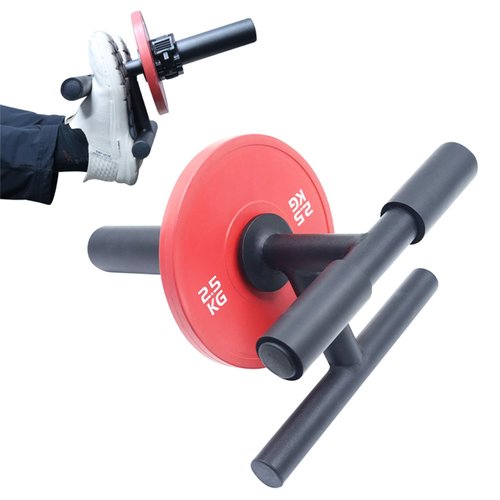 Tib Bar Tibialis Trainer Tibia Dorsi Calf Raise Machine Anterior Exercise Equipment Knees Over Toes Equipment for Strengthening Shins/Ankles (1" Weight Plates)