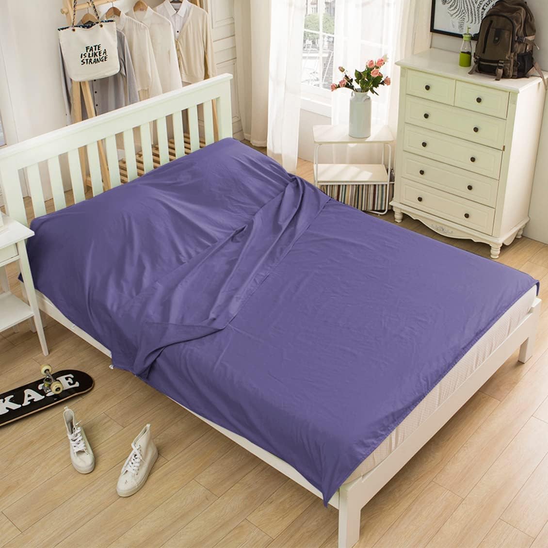 Sleeping Bag Liner Camping Travel Home Bed Sheet Lightweight Breathable Hotel Compact Sacks