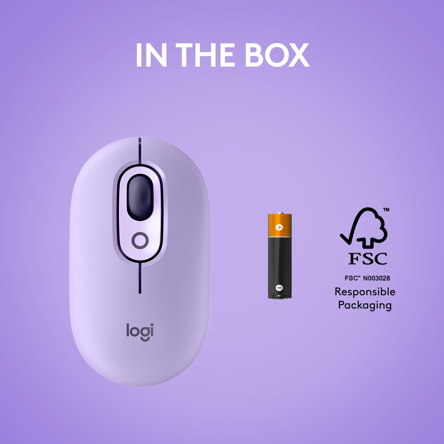 Logitech POP Mouse, Wireless Mouse with Customizable Emojis, SilentTouch Technology, Precision/Speed Scroll, Compact Design, Bluetooth, Multi-Device, OS Compatible - Heartbreaker Rose