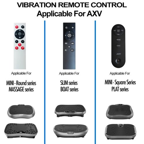 Replacement Remote Control for AXV Vibration Plate, Replacement Resistance Band with Handles Accessories Set for AXV Vibration Platform Exercise Machine(Not Include Batteries).