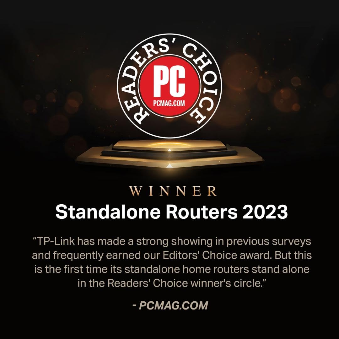 TP-Link AC1200 WiFi Router (Archer A54) - Dual Band Wireless Internet Router, 4 x 10/100 Mbps Fast Ethernet Ports, EasyMesh Compatible, Support Guest WiFi, Access Point Mode, IPv6 & Parental Controls