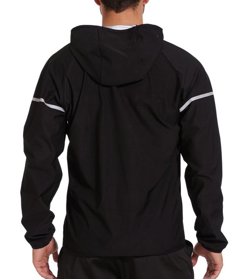 LAZAWG Sauna Suit for Men Zipper Sweat Suit with Hood Long Sleeve Sauna Jacket Gym Exercise