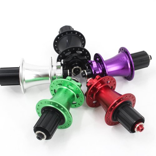 rningo Bike Hubs, 32 Holes 6 Claws Lightweight Aluminum Alloy Quick Release/Thru Axle MTB/Road Hub, 8-12 Speed Mountain Bike Disc Brake Hubs HG (Purple
