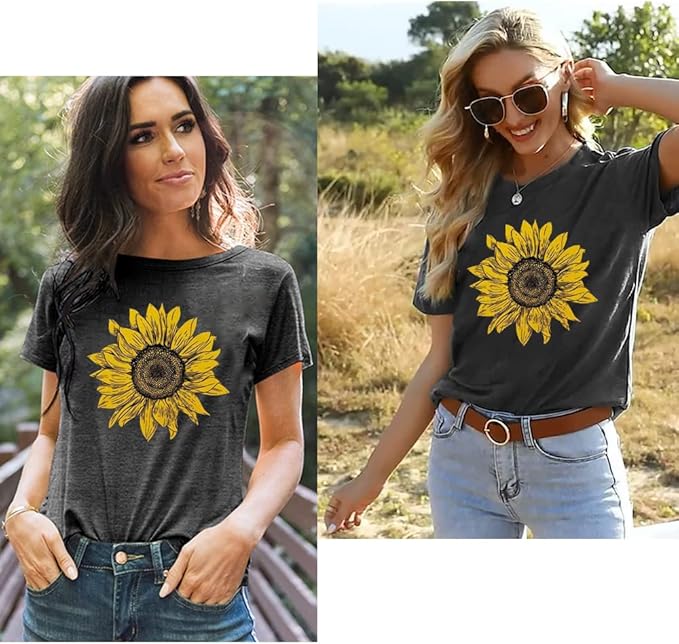 Womens Graphic T-Shirt Not All Who Wander are Lost Funny Tees for Women Summer Casual Tops Athletic Shirts