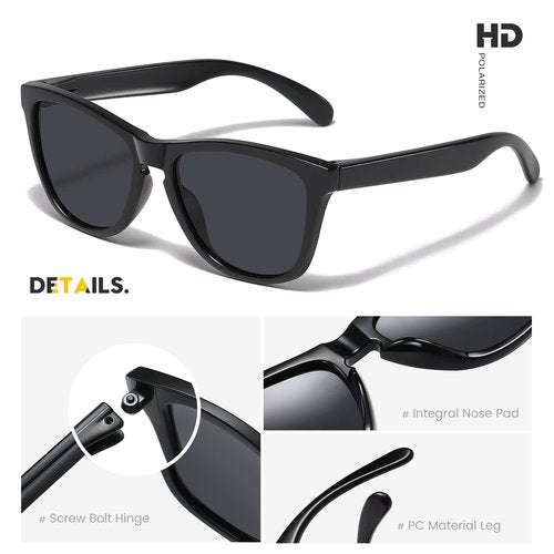 ELITERA Sunglasses Men/Women Polarized Sunglasses for Mens Womens Retro Mirror Lens for Driving Fishing UV400 Protection