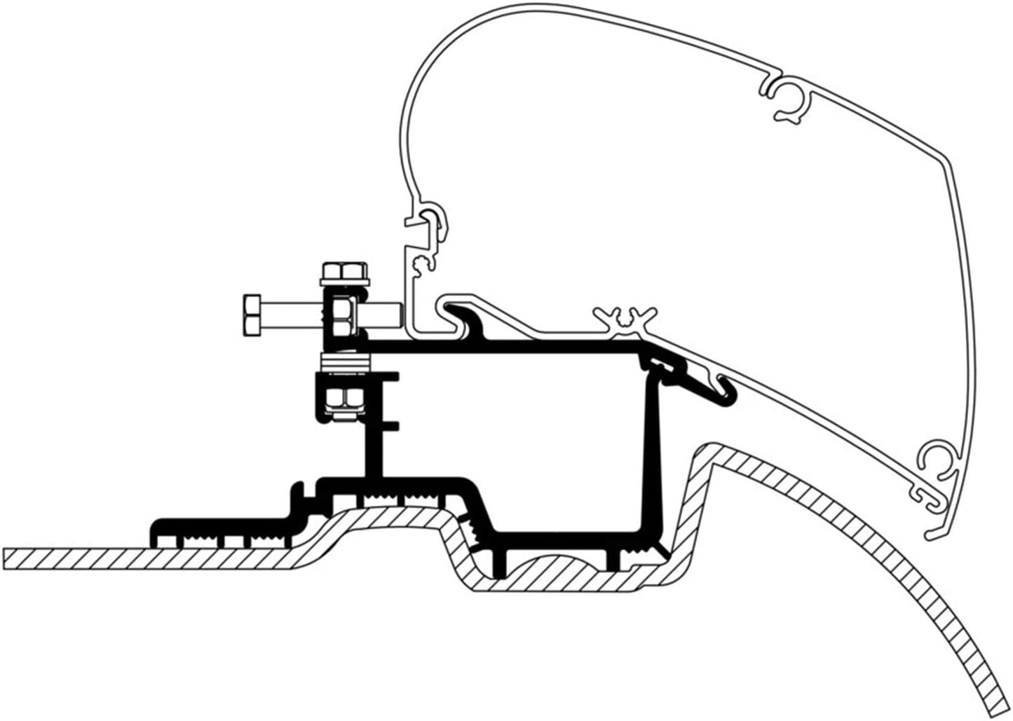 Thule Sprinter Adapter for Hideaway 620001/620002
