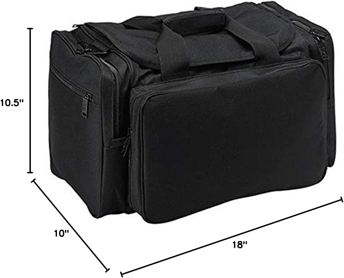 US Peacekeeper P22215 Large Range Bag (Black), 18" x 10.5" x 10"