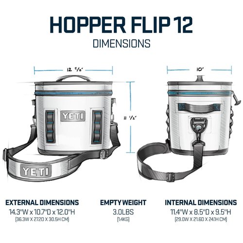 YETI Hopper Flip 12 Portable Cooler, Wild Vine Red