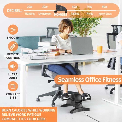 Under Desk Elliptical, Elliptical Machines for Home Use Seated Elliptical Ellipse Leg Exerciser for Seniors Portable Elliptical Under Desk Bike Pedal Exerciser Exerciser for Seniors