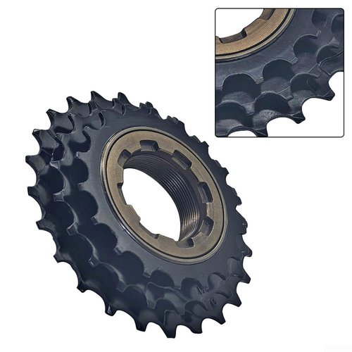 Bicycle Freewheel Sprocket Gear 3 Speed 18-21-24T Cold Forged CNC Machined Flywheel for Rotary Hub