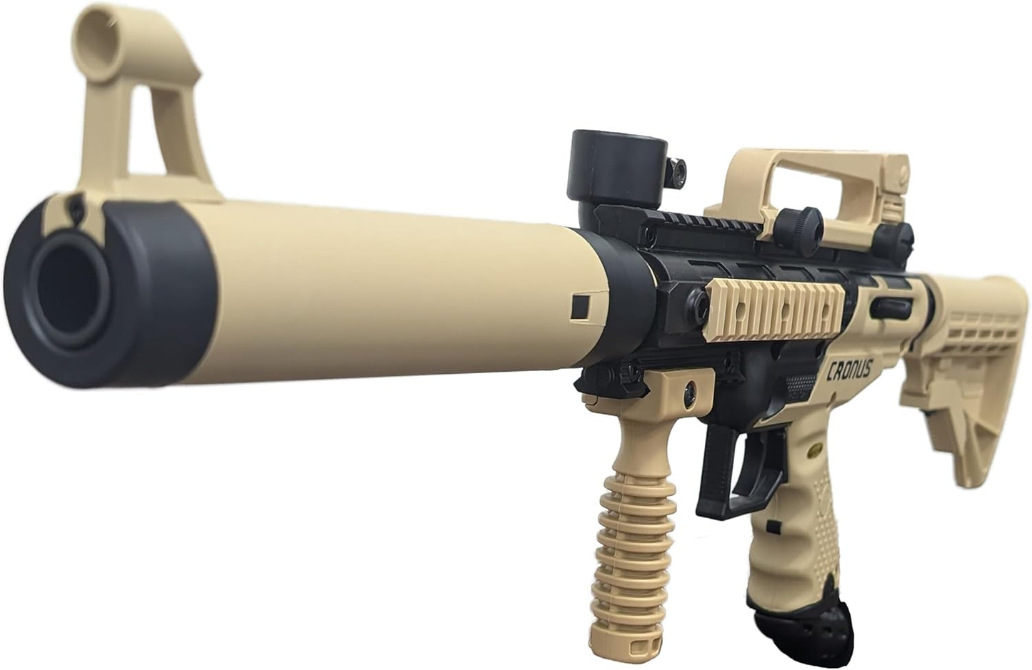 Tippmann Cronus Tactical Paintball Marker Gun - Semi Auto, Black & Tan
