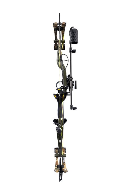 The Hunting Public Adapt 2+ Ready to Hunt Compound Bow Package with up to 70 lb. Draw Wight, Right Hand, Throwback Green