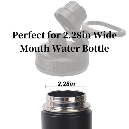 UWSTE 2Pack Lids Replacement for Thermoflask water bottles, Leak Proof lid Fits Thermoflask Thermoflask 16 18 24 32 40 64oz, BPA Free, Handle Easy to Carry.