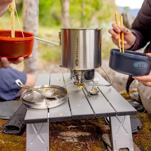 GSI Outdoors Glacier Stainless 1.1 L Boiler For Ultralight Backpacking and Camping