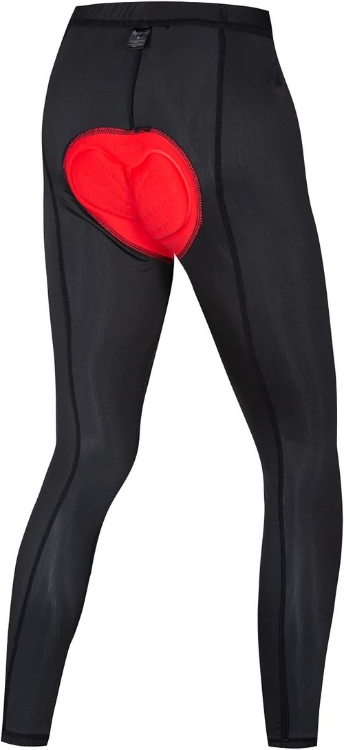 bpbtti Men's Bicycle Padded Cycling Bike Long Pant Biker Tights Biking Legging Riding Pants