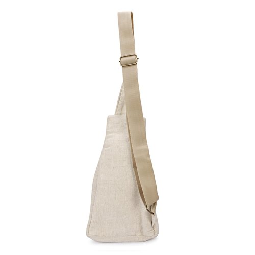 Hemp Sling Backpack- Hemp Cross body Bag- Hemp Shoulder Backpack Adjustable Strap for Men & Women (Design-7)