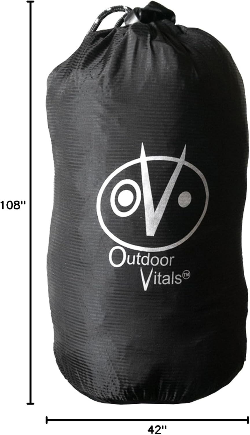 Ultralight Hammock Bug Net with Underside and Side Splash Protecton