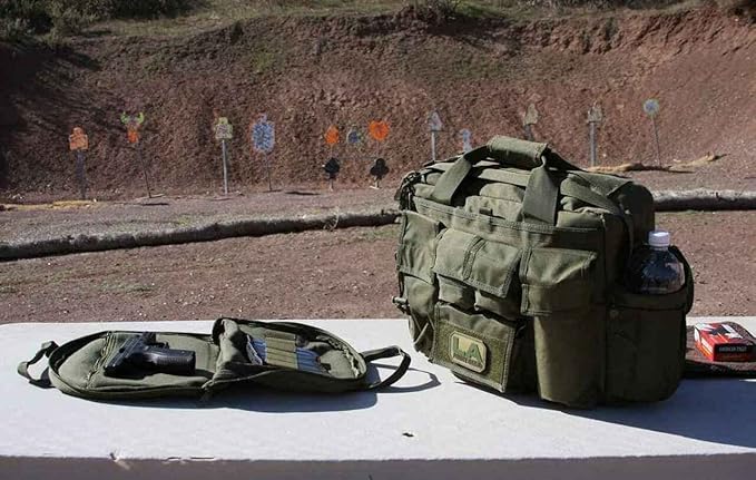 LAPG Camping Gear Jumbo Bail Out Bag, Survival Gear Range Bag, Multiple Pockets, Multi-functional Hiking Gear Bug Out Bag, Grey