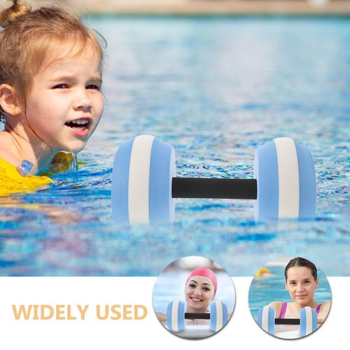 Sosoport Water Weight Dumbbell Set Water Floating Dumbbell Exercise Weight for Pool Exercise 10.2X5.5X5.5in