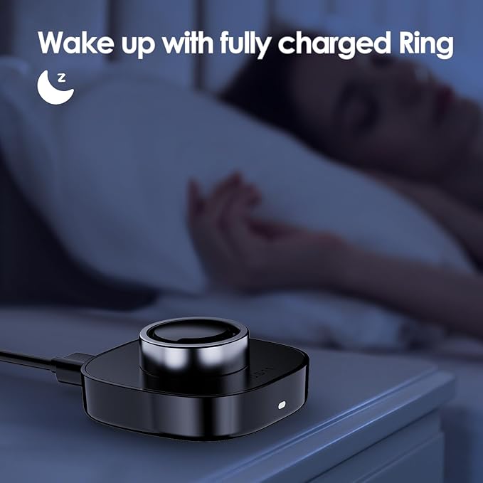 Compatible with Oura Ring Gen3 Charger - Size 6 - Fast Charging Dock with USB-C Cable for Smart Ring (6)