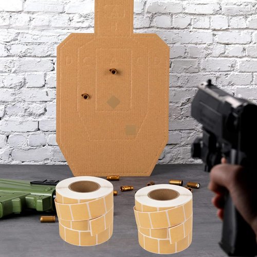 Target Pasters 3000 Pieces, 7/8" Square Target Pasters, Self Adhesive Target Stickers and Pasters for Shooting Practice Perfect for USPSA, IPSC, IDPA, Other Shooting Sports (3000)