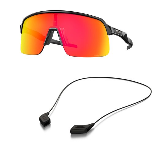 Oakley OO9463A Sunglasses Bundle: OO 9463A 946310 Matte Black and Medium Black leash Accessory kit
