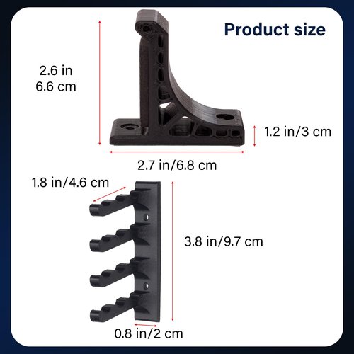 FENJANER Archery Wall-Mounted Bow Rack and Arrow Holder - Bow Wall Mount Storage for Recurve Bow Compound Bow Longbow - 12 Arrows Display Hanger Brackets for Wall in Home (Bow Rack and Arrow Rack)