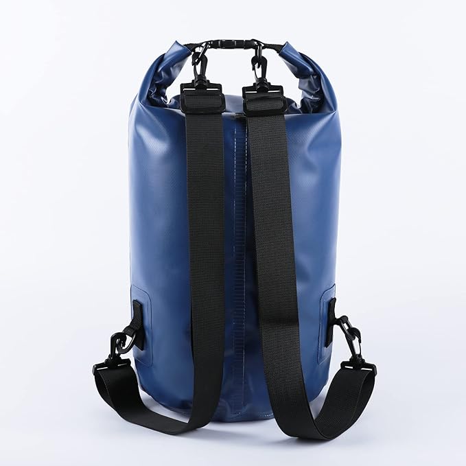 YDYJKI Floating Waterproof Dry Bag for Travel 5L/10L/20L/30L, Roll Top Sack Keeps Gear Dry for Kayaking, Rafting, Boating, Swimming, Camping, Hiking, Beach, Fishing (Light Blue, 30L)