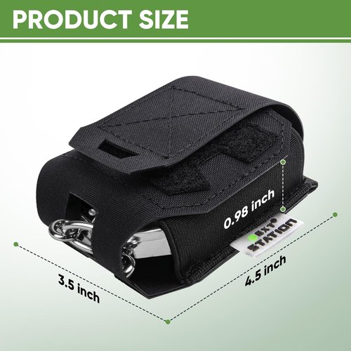 NEXT STATION Handcuff Holster,MOLLE Hand Cuff Case fits Multiple Cuffs,Handcuff Pouch for Duty Belt Law Enforcement Quick Release Durable