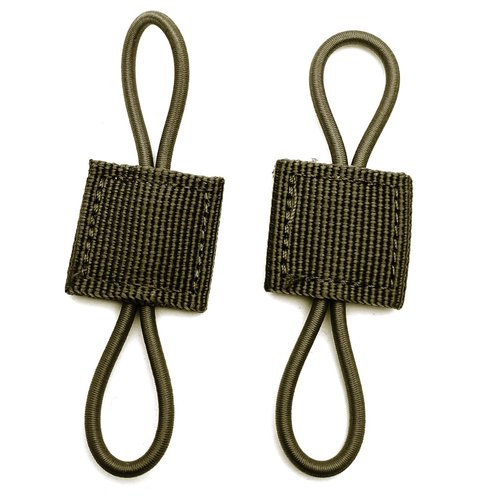 Yatrouys Tactical Gear Holder Clip Molle Web Dominator Elastic Strings Buckle 10pcs for Tactical Backpacks Molle Bags (Army Green)
