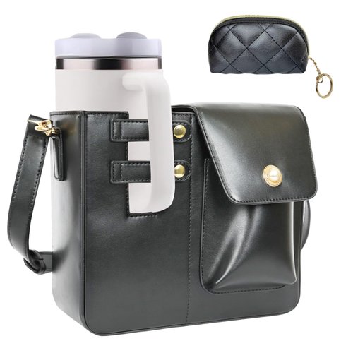 Sufeasdf Outdoor Portable Crossbody Water Cup Storage Bag - Crossbody with Water Bottle Holder, Versatile Crossbody Bag