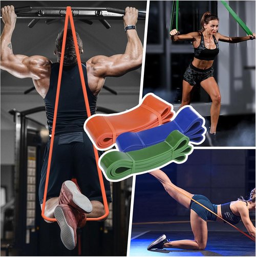 Basketball Resistance Band Training Dribbling Fitness Single Circle 6 Levels Strong Heavy Duty Professional Exercise Bands Natural Latex 41 Inch Loop