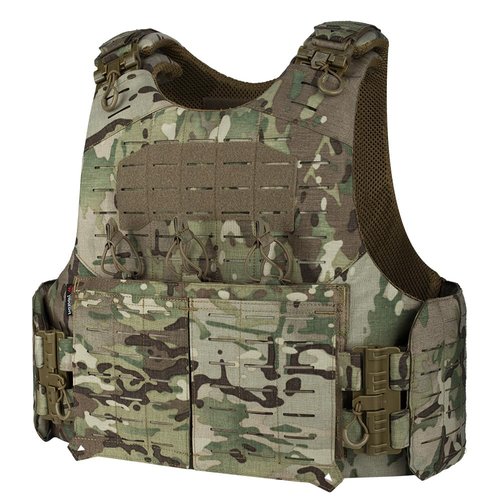 PIKEON Tactical Vest Weighted Airsoft Paintball Vest Quick Release Adjustable Lightweight Outdoor Vest (Camou)