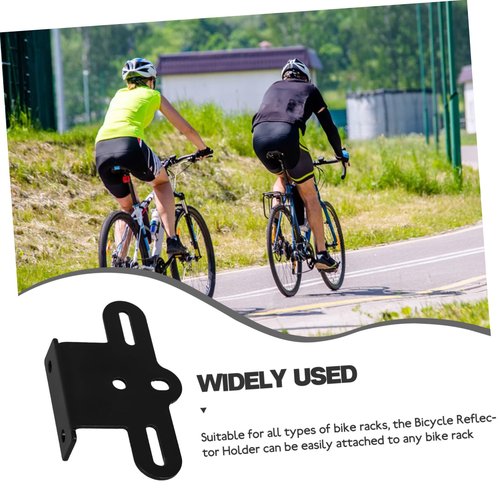 HEALLILY Bicycle Rear Rack Bracket for Bicycle Reflector Rear Reflector Mounting Kit Holder Bike Bet Part for Bike