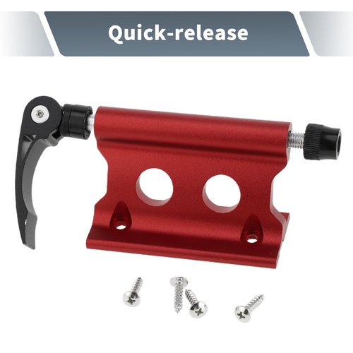X AUTOHAUX 1 Set Universal Quick Release Bike Fork Mount Rack with Roof Carrier for 0.26 Inch (6.5mm) / 0.79 Inch (20mm) Aluminum Alloy Anti-Corrosion Red