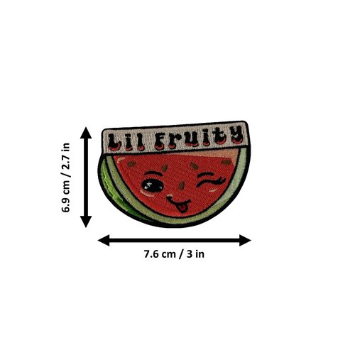 Lil Fruity, FILSEF Morale Patch, Meme Patch, Morale Patch, Military Patch, Hook and Loop, Tactical Backpack, Murph, Veteran Owned, Red, FP-105