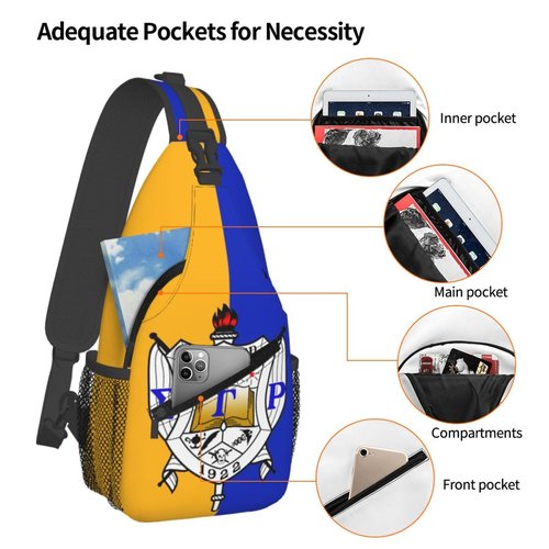 Chest Bag Fashion Multi Purpose Cross Body Bag Casual Hiking Daypack for Women Men