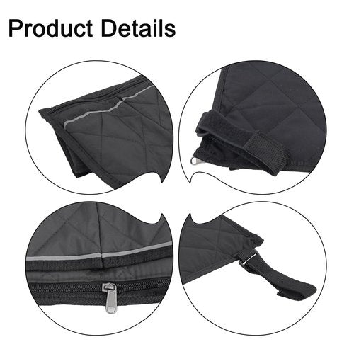 Cloudpower Camping Armrest Storage Bag, Chair Armrest Organizer, Car Seat Hanging Bag, Extended Back Buckle Canvas Beach Chair StorageBag, Side HangingBag For Bedside/Outdoor/Beach/Camping(black)