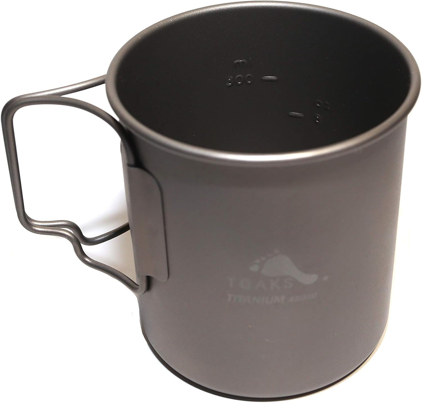 TOAKS Titanium 450ml Cup (0.5mm thickness version) (With Lid)