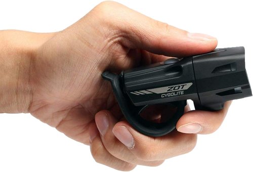 CYGOLITE Zot 250 Lumen Headlight & Dice TL 50 Lumen Tail Light USB Rechargeable Bicycle Light Combo Set, Black, red,Compact