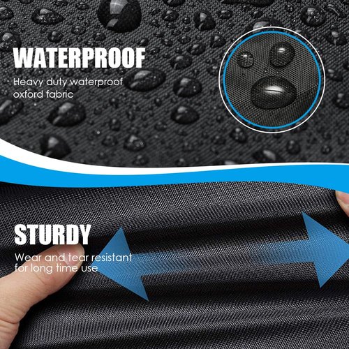 Gicov Bicycle Trailer Cover waterproof Bike Trailer Storage Cover with Adjustable Drawstring Pet Bike Trailer Protection Cover