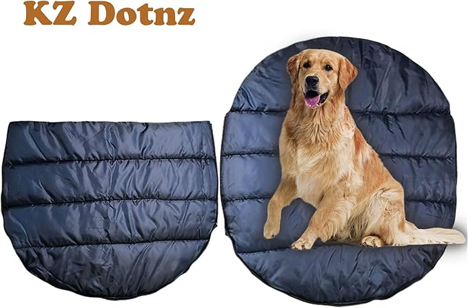 Outdoor Travel Dog Bed, Extra Durable Camping Dog Sleeping Bag, Large Portable Dog Mat, Machine Washable & Foldable,