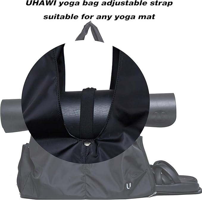 Gym bag with yoga mat holder Gym Bag for Women yoga bag with Shoes Compartment and Wet Dry Storage Pockets with Adjustable yoga mat holder (blue)
