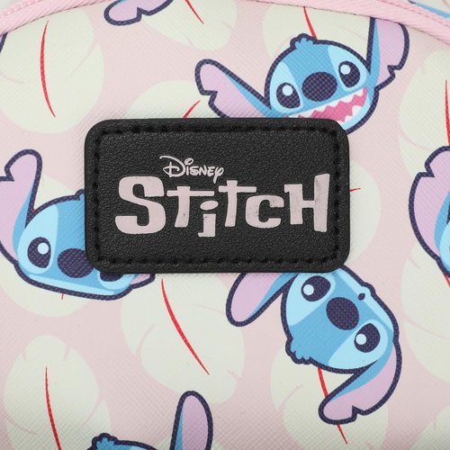 Bioworld Stitch Character Heads Faux Leather 10.6" White Mini Backpack