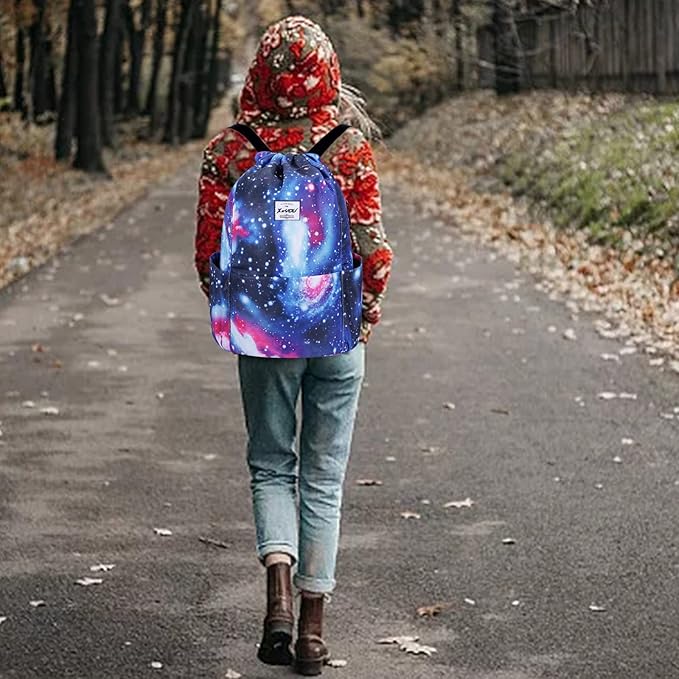 XEYOU Drawstring Sports Backpack Lightweight Gym Yoga Sackpack Shoulder Rucksack Casual Outdoor Daypack for Women and Men